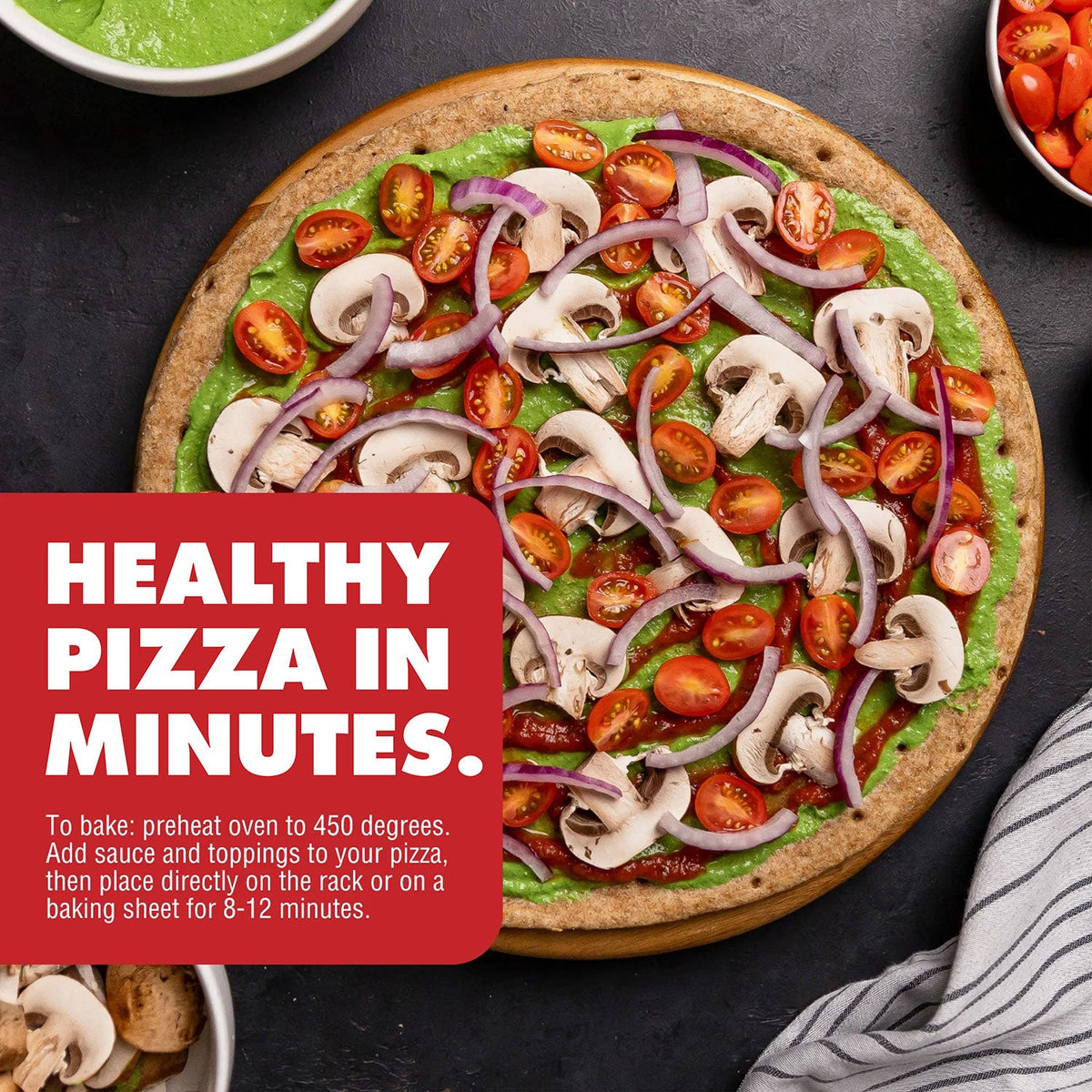 Dinner, Done - Plant Strong - Pizza Kit