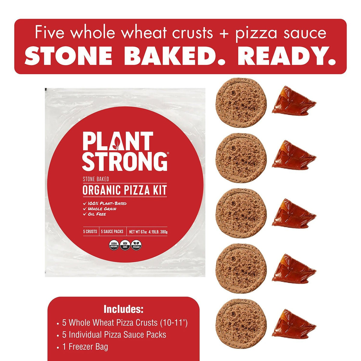 Dinner, Done - Plant Strong - Pizza Kit