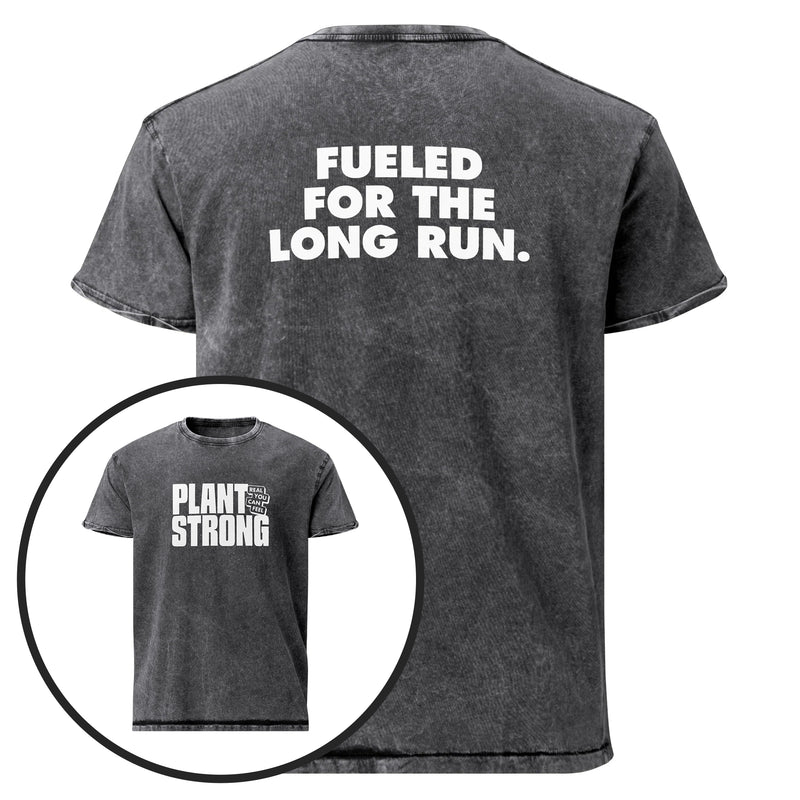 Plant Strong Vintage Wash Tee – Fueled for the Long Run