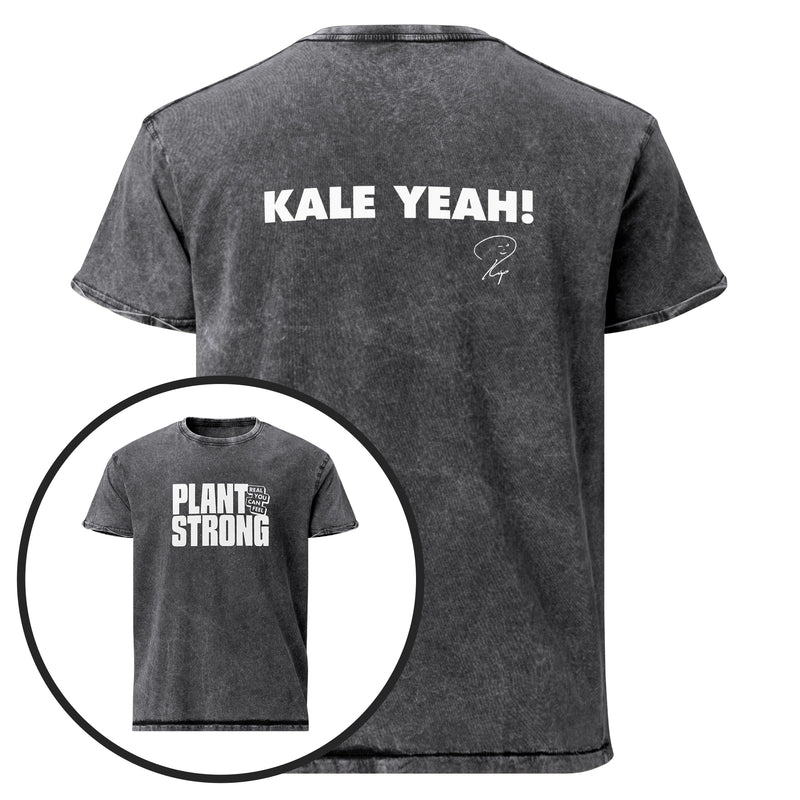 Plant Strong Vintage Wash Tee – Kale Yeah