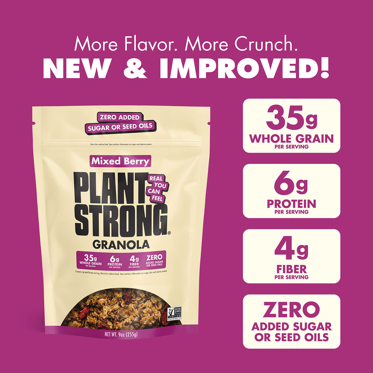 NEW! Mixed Berry Granola