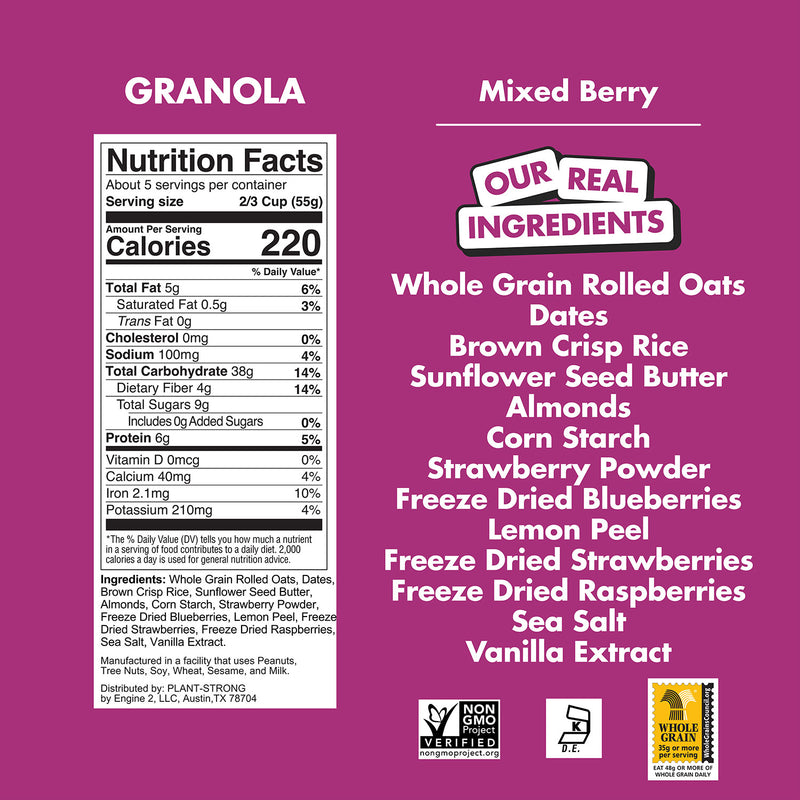 NEW! Mixed Berry Granola