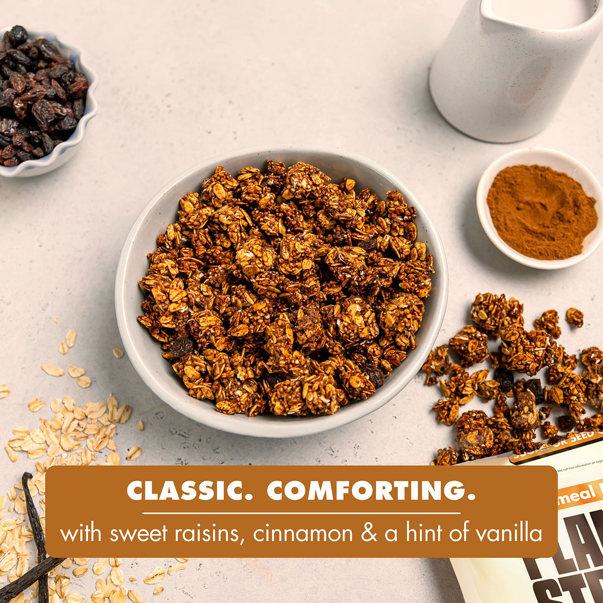 NEW! Oatmeal Raisin Granola