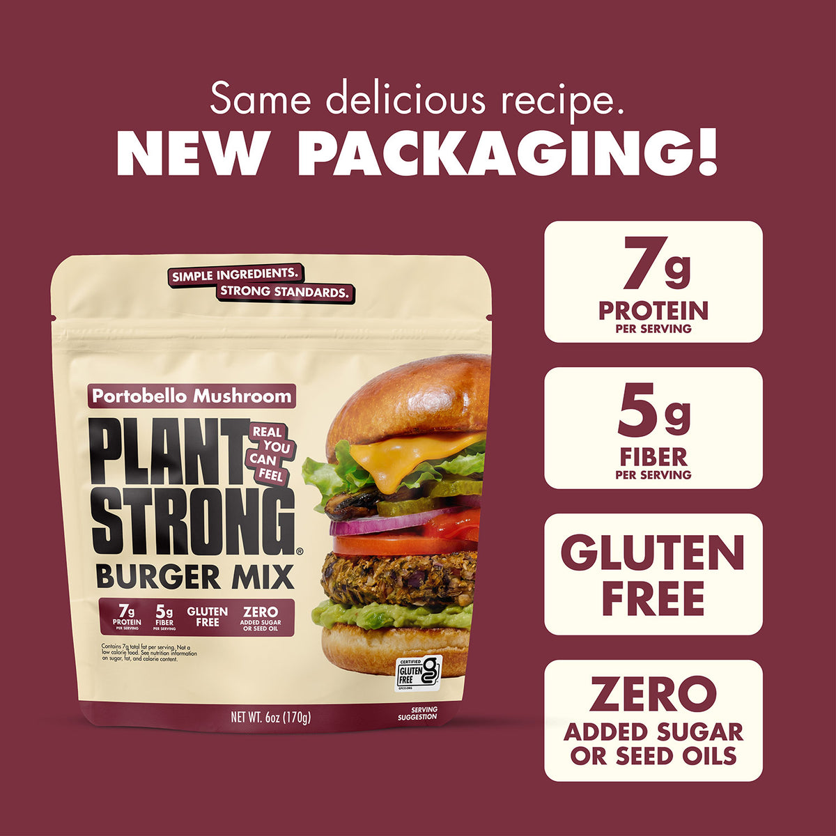 NEW! Portobello Mushroom Burger Mix