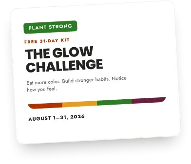 The Glow Challenge kit cover, August 1-31, 2026