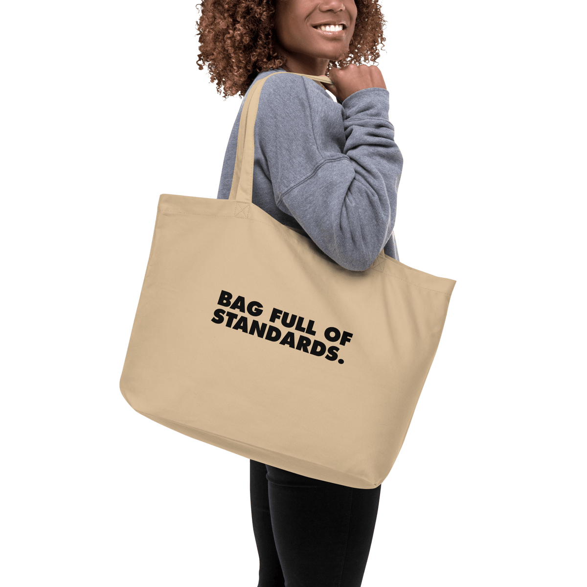 Plant Strong Organic Cotton Tote – Bag Full of Standards - Plant Strong