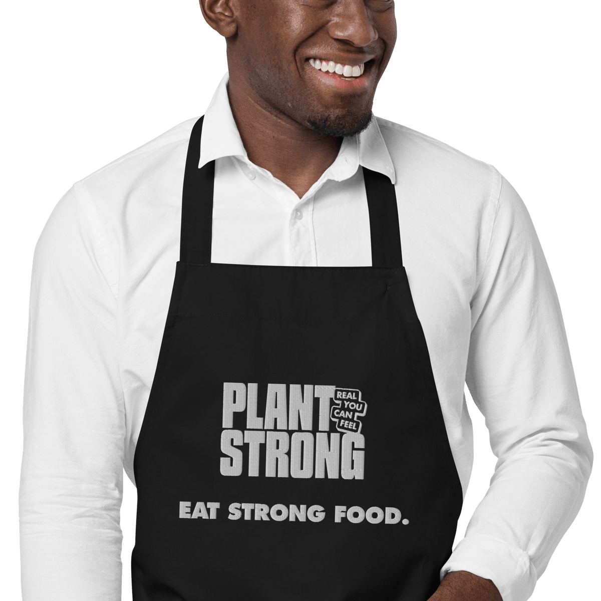 Plant Strong Organic Cotton Apron – Eat Strong Food - Plant Strong