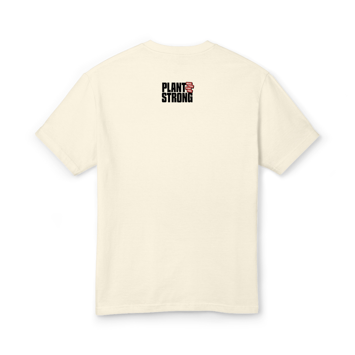 Plant Strong Cotton Tee – My Skincare Routine is My Grocery List - Red & Yellow - Plant Strong