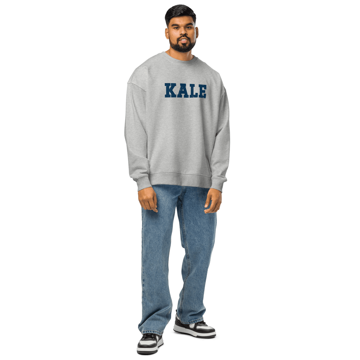 Plant Strong KALE Organic Oversized Sweatshirt - Plant Strong