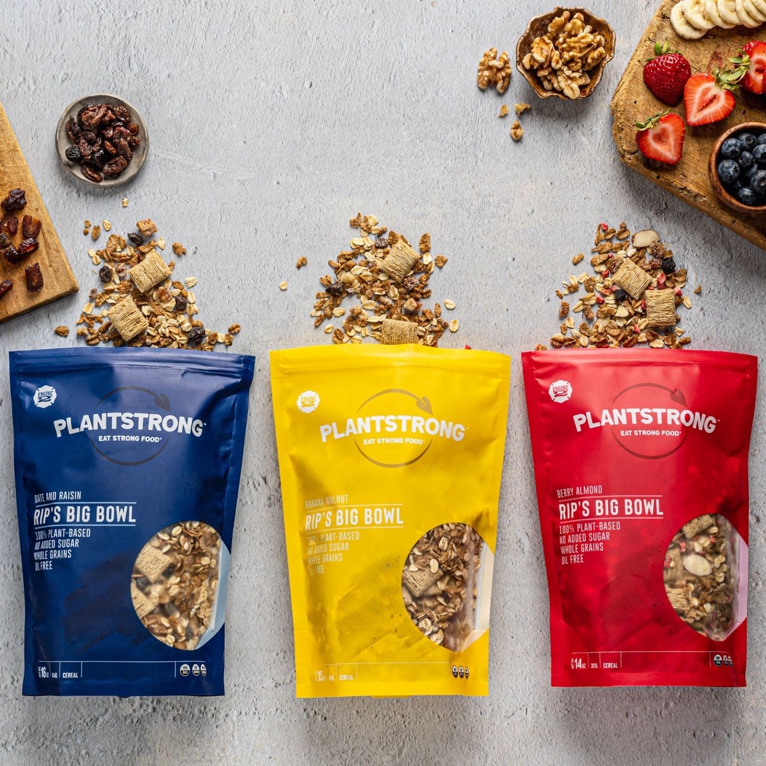 Rip's Big Bowl Cereal Sampler Pack PLANTSTRONG Foods