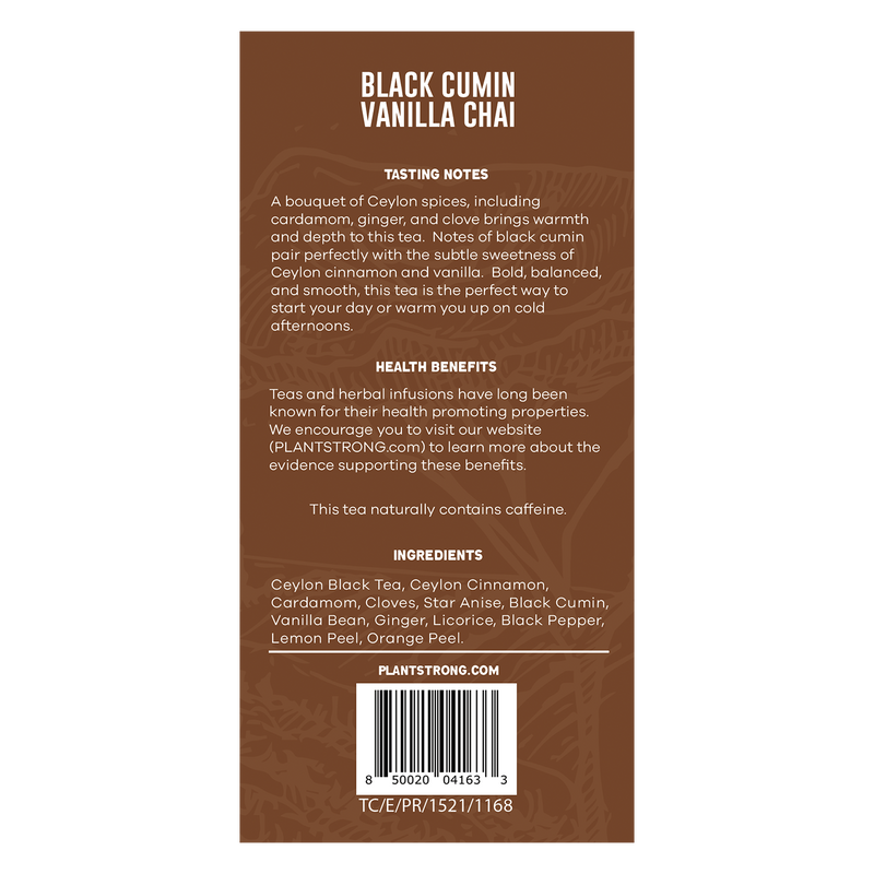 Black Cumin Vanilla Chai Tea Pouch