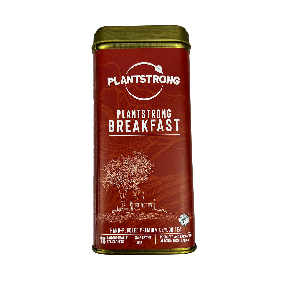 Plant Strong English Breakfast Tea Tin