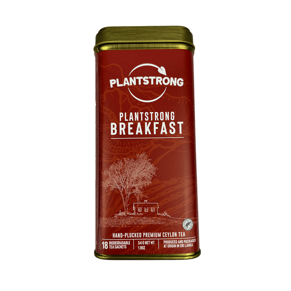 Plant Strong English Breakfast Tea Tin - Plant Strong